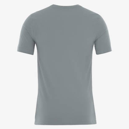 Gray t-shirt on a white background