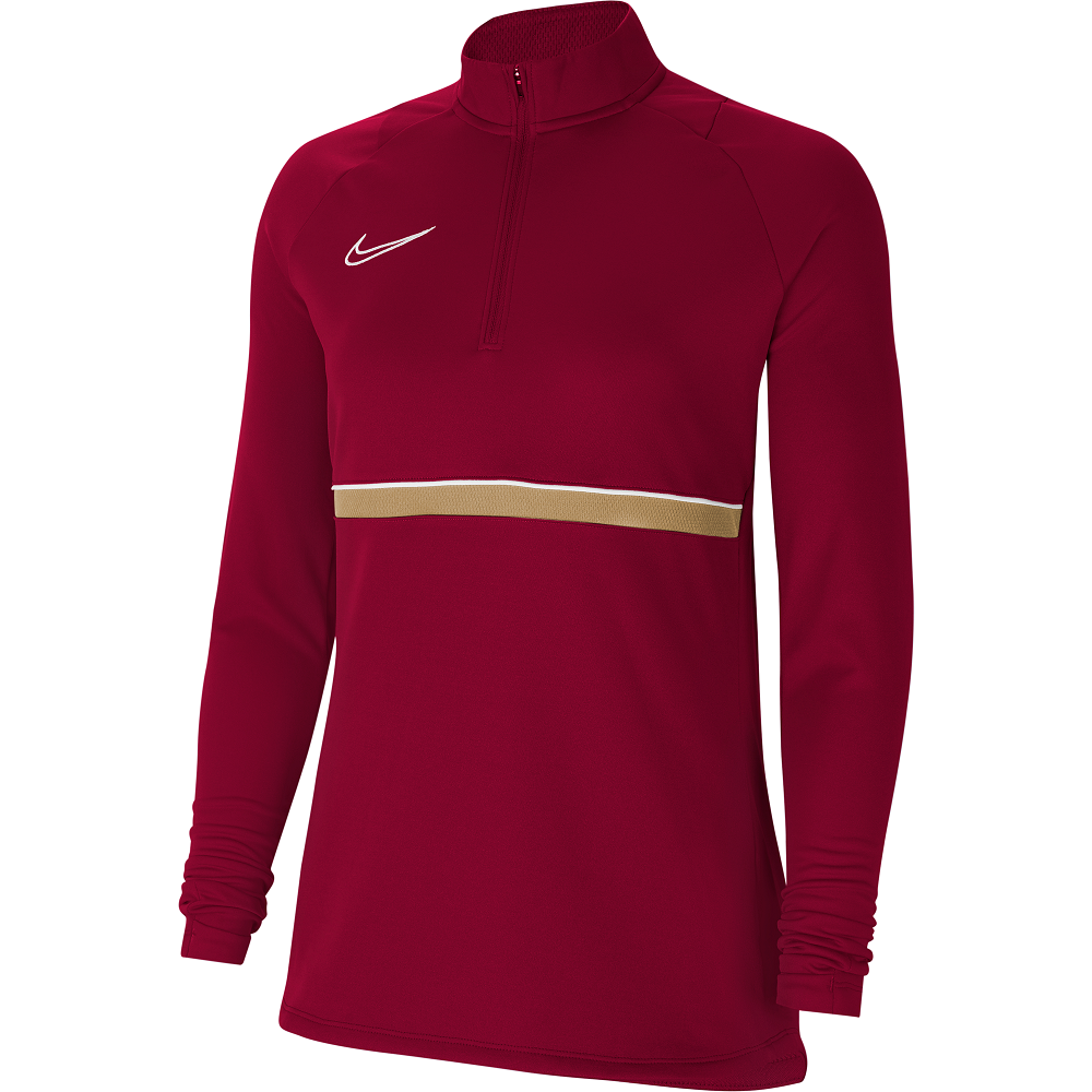 Nike Academy 21 1/4 Zip Drill Top Womens